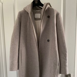 Aritzia Wilfred BORDA Coat in Heather Bone Size S